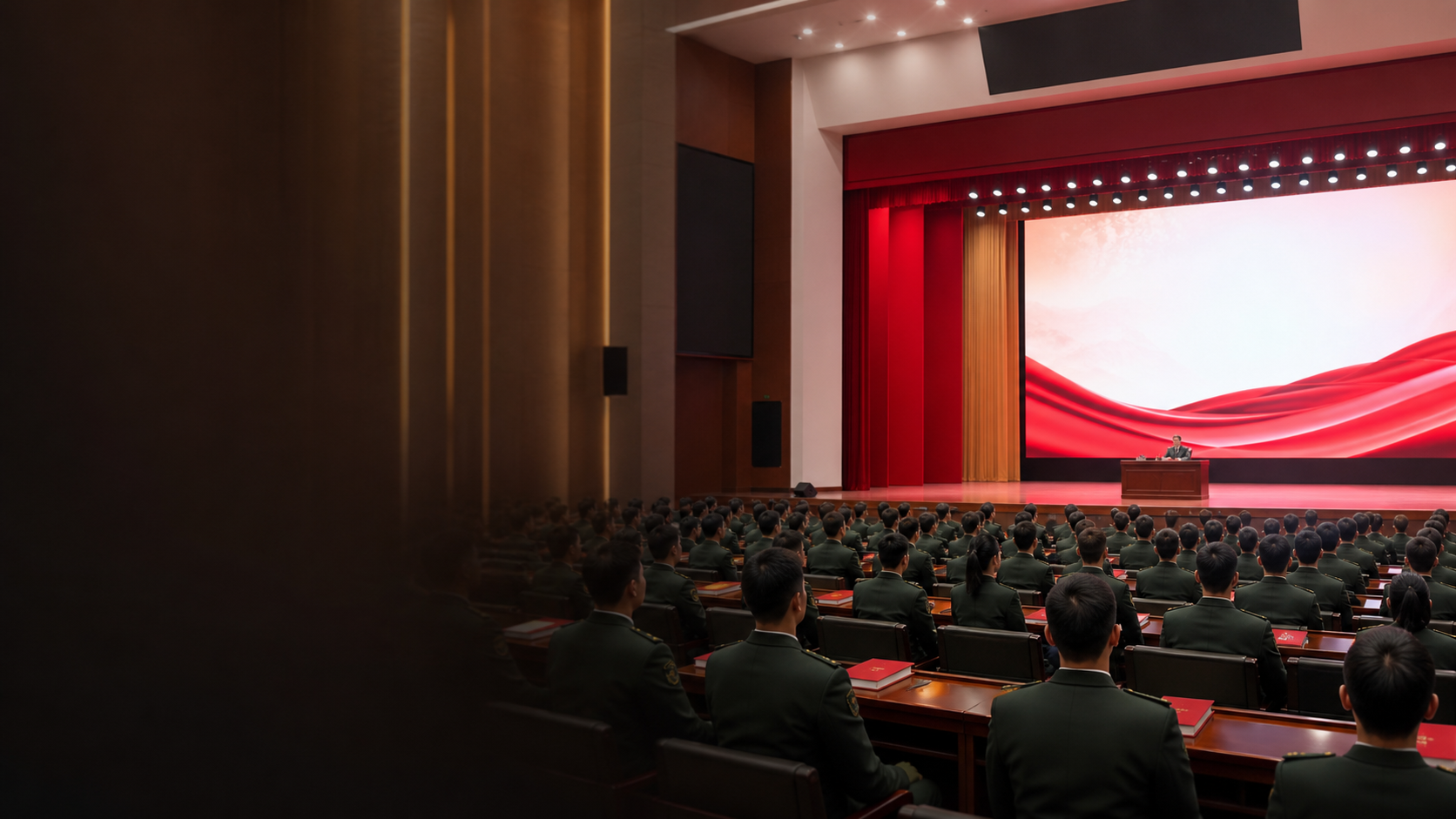 学院专题报告现场